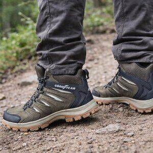 Goodyear Antora Olive Hiking Boots Men’s 10.5 Trail Outdoor